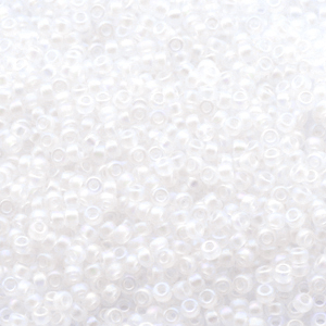 Miyuki 11/0 rocailles Transparent matte ab crystal 11-131fr