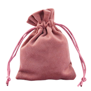 Velvet sieradenzakje Antique pink
