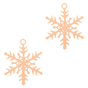 Bohemian hanger snowflake Rosegold