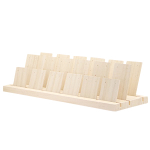 Sieraden display hout voor oorbellen Natural (natuurlijke kleur van het hout)