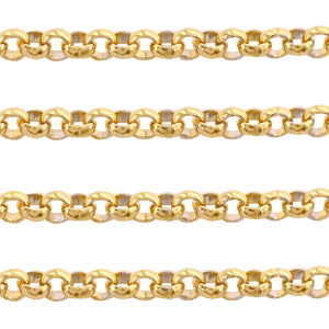Benodigdheden van Stainless steel Roestvrij staal (RVS) jasseron 2mm Goud