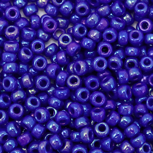 Miyuki 8/0 rocailles Opaque luster cobalt blue 8-1945