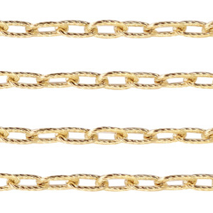 Benodigdheden van Stainless steel Roestvrij staal (RVS) jasseron ankerketting Goud