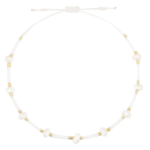 Enkelbandje parel Miyuki White
