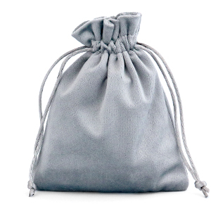 Velvet sieradenzakje Grey