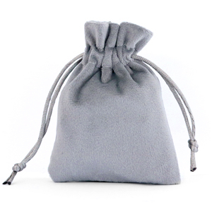 Velvet sieradenzakje Grey