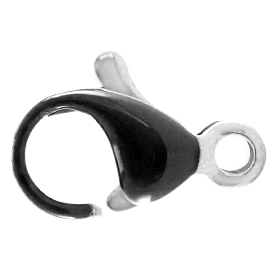 Benodigdheden van Stainless steel Roestvrij staal (RVS) karabijnslot 10mm Black-zilver