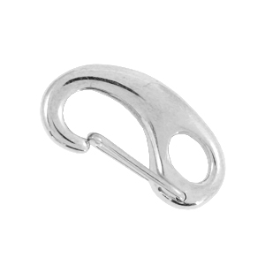 Benodigdheden van Stainless steel Roestvrij staal (RVS) karabijnslot 16mm Zilver