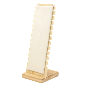 Sieraden display Bamboe met velvet voor armbanden Natural-white