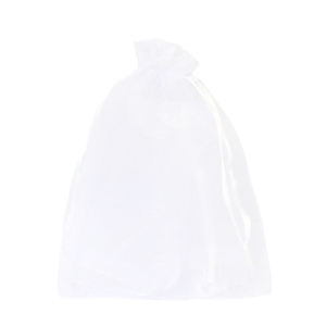 Organza sieradenzakje 13x18cm White
