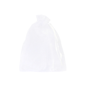 Organza sieradenzakje 9x12cm White