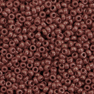 Miyuki 11/0 rocailles Opaque red brown 11-419