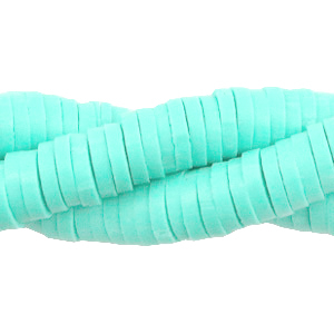 Kralen Katsuki 6mm Bleached aqua blue