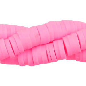 Kralen Katsuki 6mm Neon pink