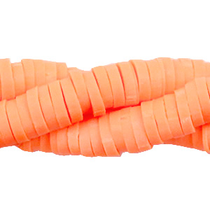Kralen Katsuki 6mm Neon peachy orange