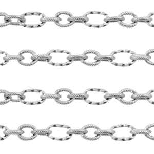 Benodigdheden van Stainless steel Roestvrij staal (RVS) jasseron ankerketting Zilver