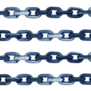 Acryl schakels 15mm Dark blue