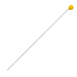 Metaal onderdelen DQ nietstift 52mm Antiek zilver-tropical yellow (nikkelvrij)