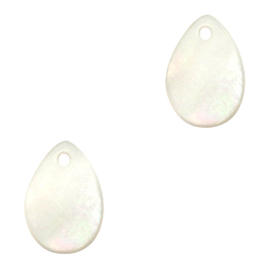 Schelp hanger special drop White (natuurlijke kleur)