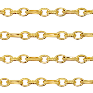 Benodigdheden van Stainless steel Roestvrij staal (RVS) jasseron ankerketting Goud