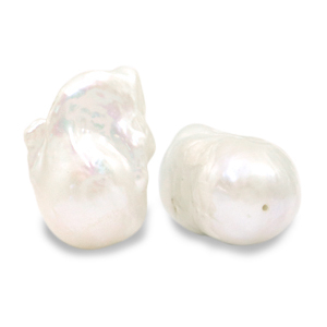 BQ Zoetwater parels irregular drop Natural white