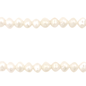 BQ Zoetwater parels rond 4mm Natural white