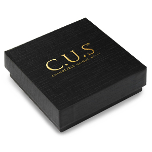 Doos voor sieraden C.U.S&reg; 10x10cm Black-gold