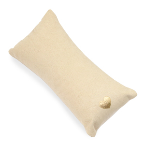 Sieraden display kussentje velvet &hearts; Natural beige