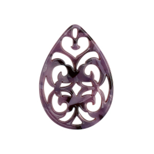 Hangers van resin barok druppel Purple