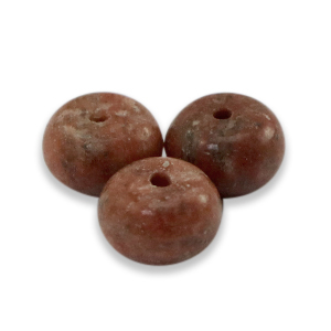 Rondellen natuursteen kralen graniet 8x5mm Burgundy red