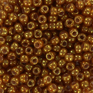 Miyuki 8/0 rocailles Ceylon translucent spice brown 8-2372