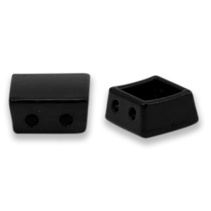Tile bead vierkant Black