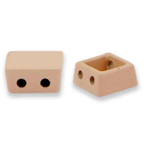 Tile bead vierkant Dusty rose