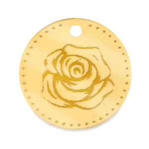 Bedels Plexx 20mm Birth flower June-Rose Gold