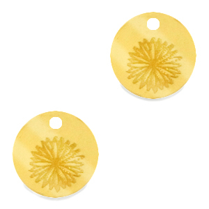 Bedels Plexx 12mm Birth flower September-Aster Gold