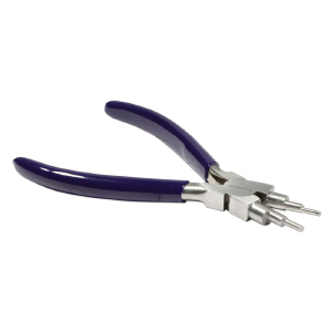 Beadsmith wire looper tang Blauw-zilver