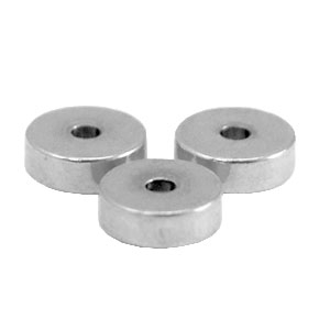 Kralen van Stainless steel Roestvrij staal (RVS) disc 6mm Zilver