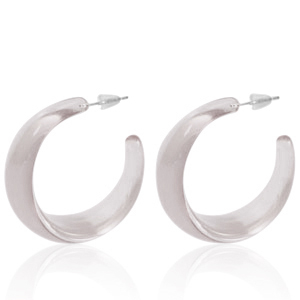 Musthave oorbellen creolen Taupe