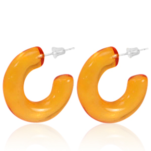 Musthave oorbellen creolen Orange
