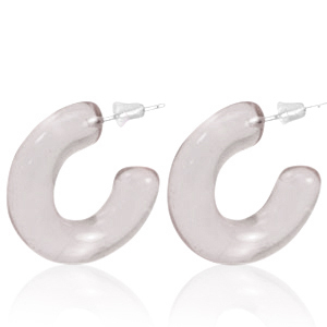 Musthave oorbellen creolen Taupe