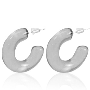 Musthave oorbellen creolen Grey