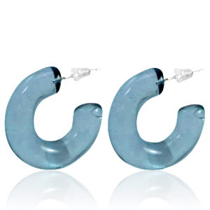 Musthave oorbellen creolen Jeans blue