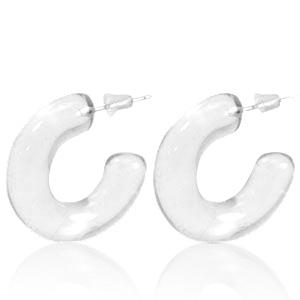 Musthave oorbellen creolen Transparent