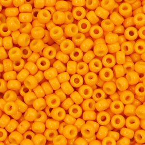 Miyuki 8/0 rocailles Duracoat opaque light squash orange 8-4453