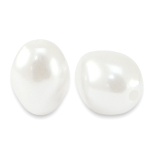 Zoetwaterparels imitatie White