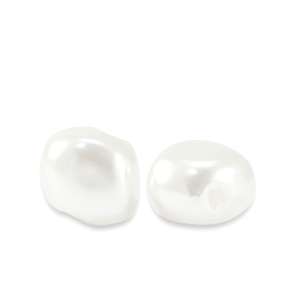 Zoetwaterparels imitatie White