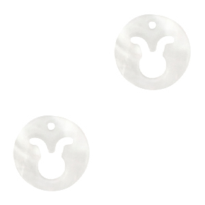 Schelp hanger special taurus White (natuurlijke kleur)