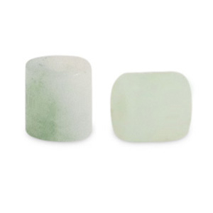 Disc natuursteen kralen serpentijn en marmer 4x4mm Glacier green