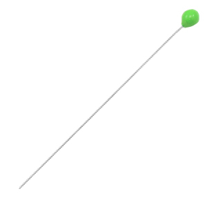 Metaal onderdelen DQ nietstift 52mm Antiek zilver-neon green (nikkelvrij)