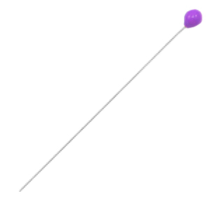 Metaal onderdelen DQ nietstift 52mm Antiek zilver-purple (nikkelvrij)
